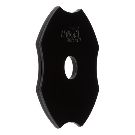 Homepage 3 in. Hartley Decorative Washer, Black HO3859792